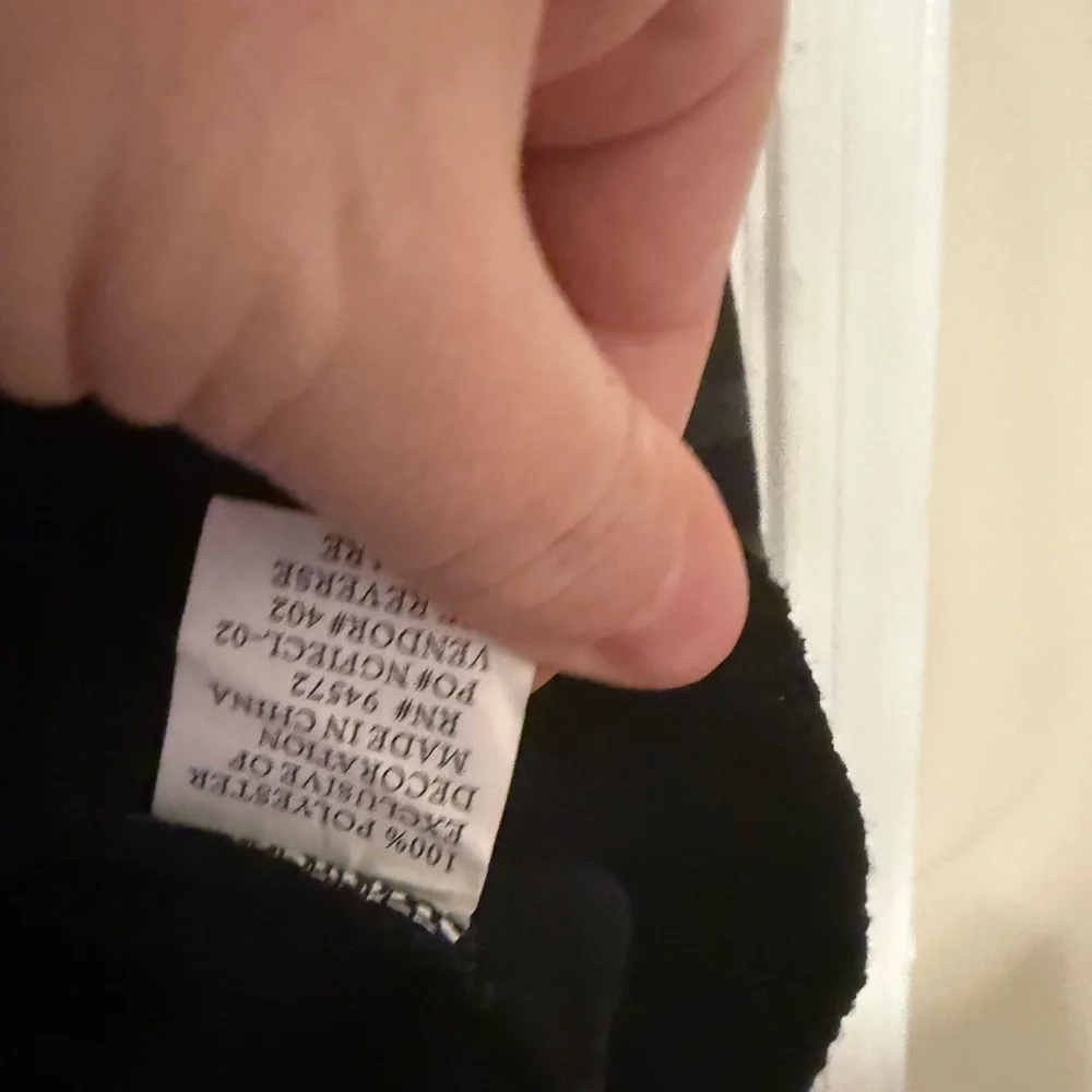 Men's Black Striped Full-Zip Sweater